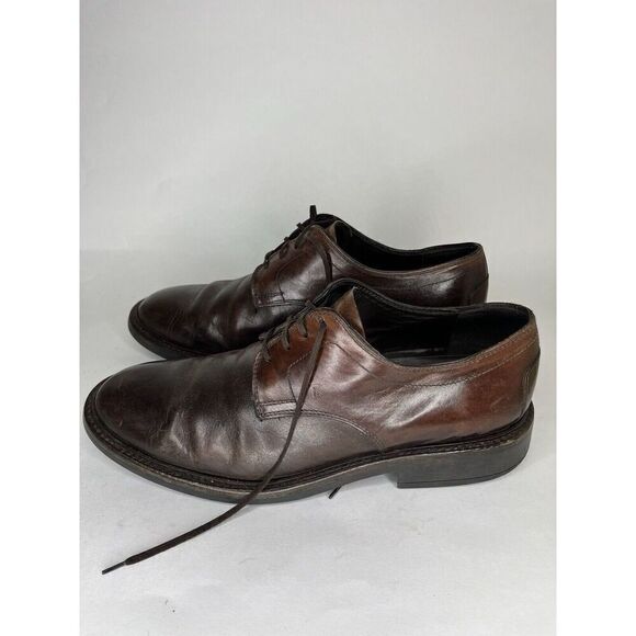 Tod’s Dark Brown Leather Oxfords Lace Up Dress Shoes Men Sz 11M US/44EU - Picture 10 of 15